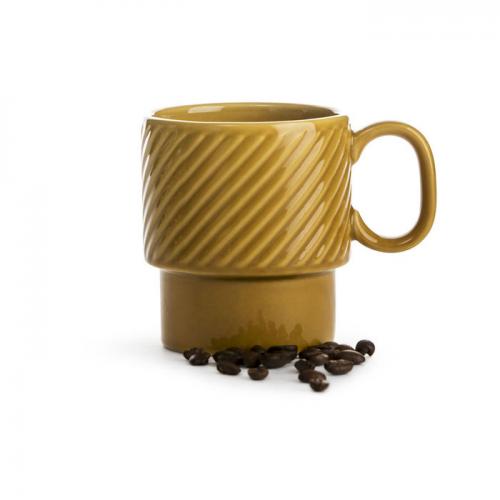 瑞典sagaform Coffee&More咖啡杯250ml-黃