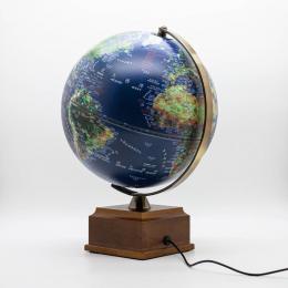 85折｜SkyGlobe 10吋衛星觸控木盒底座地球儀(中英文對照)[AR互動款]