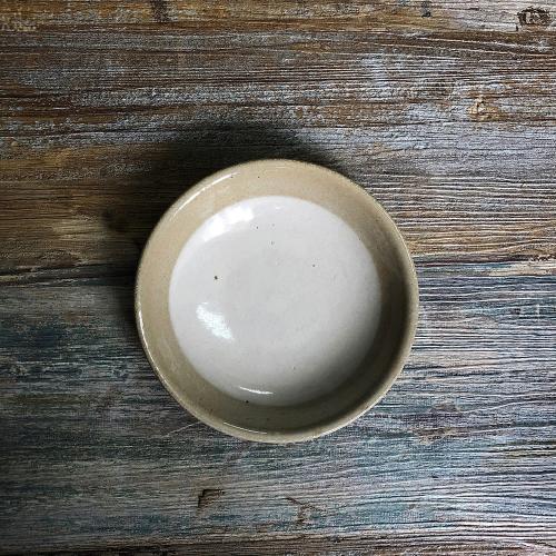 日本 MEISTER HAND 牛奶系列陶瓷點心盤-乳白色