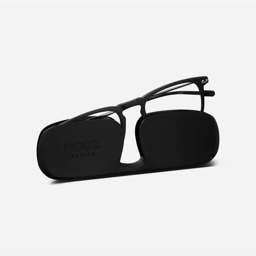 法國NOOZ 攜帶型平光閱讀眼鏡(抗藍光)方-霧黑色