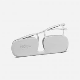 時尚眼鏡9折｜法國NOOZ 攜帶型平光閱讀眼鏡(抗藍光)方-透明色