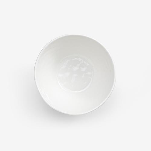 WAGA 日式淨白波紋 陶瓷深碗13.5cm