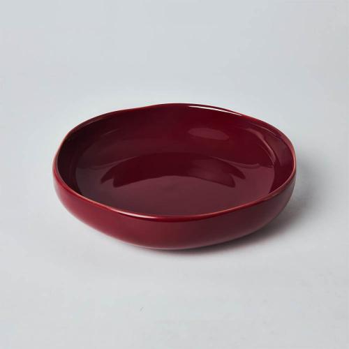 許家陶器品KOGA 協興紅陶質六角深盤