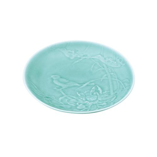 安達窯 青瓷 湯盤-8吋