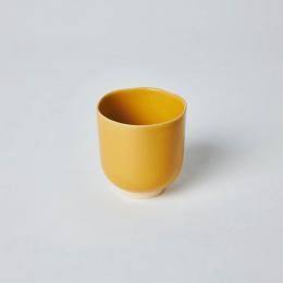 許家陶器品KOGA 窯黃陶質六角質感水杯