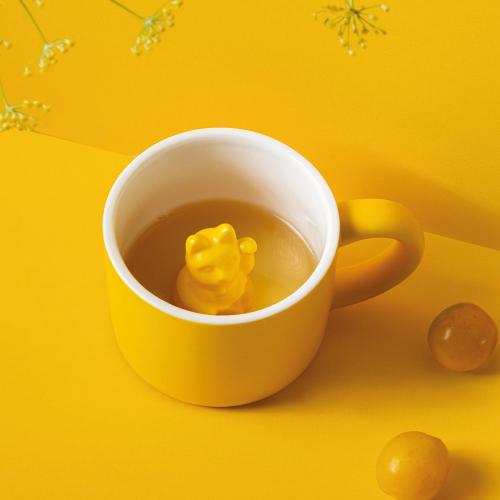 德國 DONKEY 幸運招財貓造型彩色馬克杯-黃色