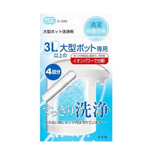 日本不動化學 大容量電熱水瓶清潔劑-4回份[日用雜貨加購]