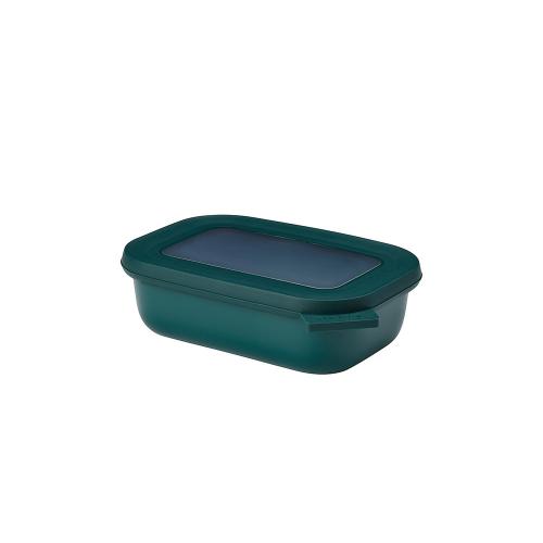 荷蘭 Mepal 方形密封保鮮盒500ml(淺)-松石綠