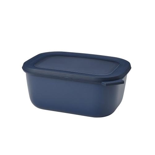 荷蘭 Mepal 方形密封保鮮盒1.5L(深)-丹寧藍