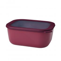 屋子限量優惠｜荷蘭 Mepal 方形密封保鮮盒3L(深)-野莓紅