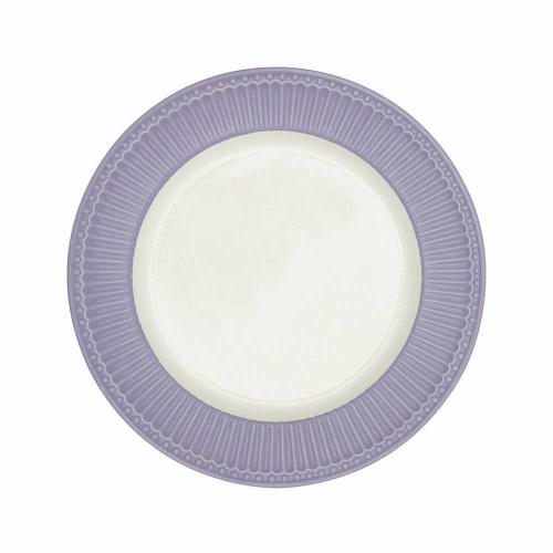 丹麥GreenGate Alice lavender 餐盤26.5cm-薰衣草紫