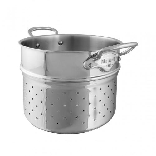 法國MAUVIEL M＇COOK義大利麵濾鍋(24cm)，雙耳湯鍋，鍋具，餐廚- WUZ屋子