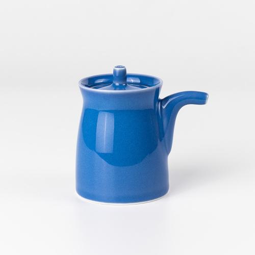 日本 白山陶器 G型醬油壺120ml-藍