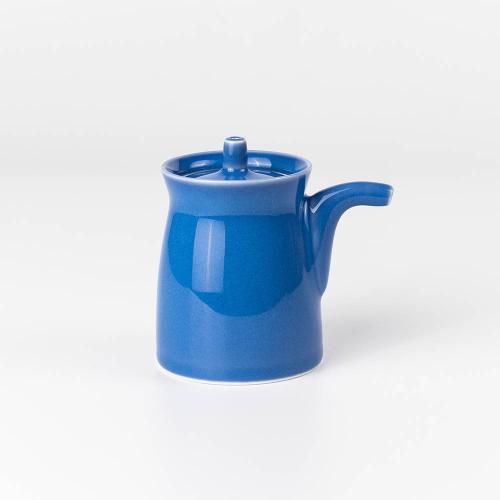 日本 白山陶器 G型醬油壺80ml-藍