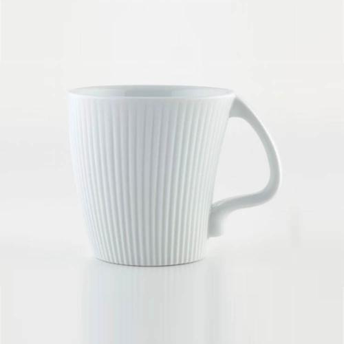日本 白山陶器 叉腰馬克杯370ml-白