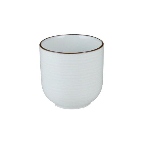 日本 白山陶器 白磁千段 茶杯200ml