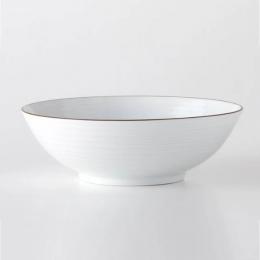 2件85折｜日本 白山陶器 白磁千段 碗公1100ml
