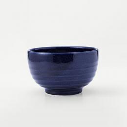 9折｜日本 昭和製陶 亮釉飯碗-洋藍