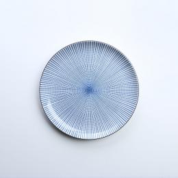 9折｜日本 昭和製陶 藍染千段十草8吋圓盤