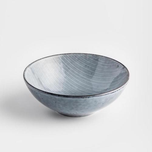 WAGA 日式青玄手作 陶瓷圓碗16cm