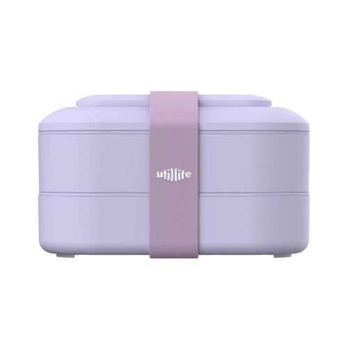 加拿大 utillife 輕巧雙層餐盒-薰衣草紫