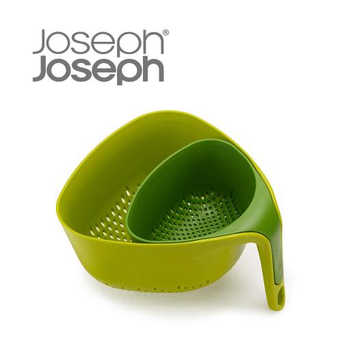 英國 Joseph Joseph Nest 濾籃二件組-綠