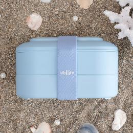 9折｜加拿大 utillife 輕巧雙層餐盒-湖水藍