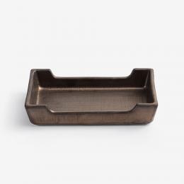 WAGA 日式銅釉流金 陶瓷小菜盤15cm