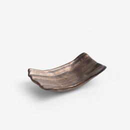 WAGA 日式銅釉流金 陶瓷小菜碟10cm