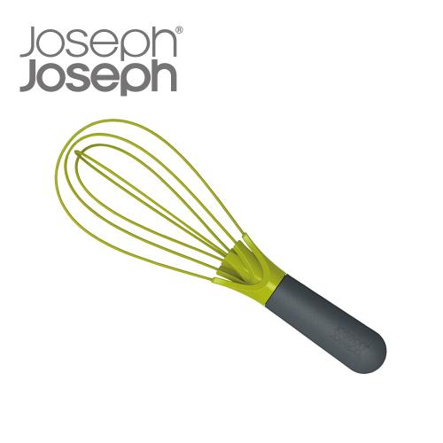 英國 Joseph Joseph 好收納多功能打蛋勺-灰綠