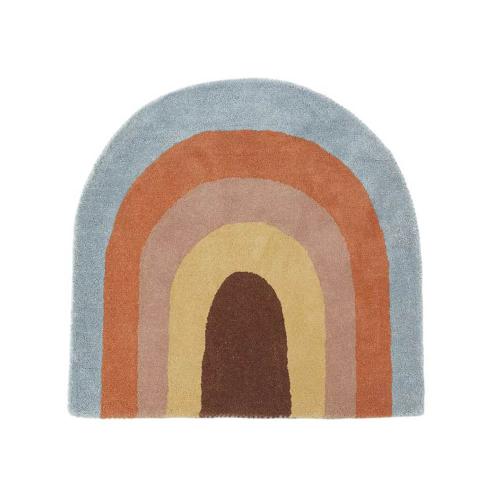 丹麥 OYOY 造型手工羊毛地毯-夢想彩虹
