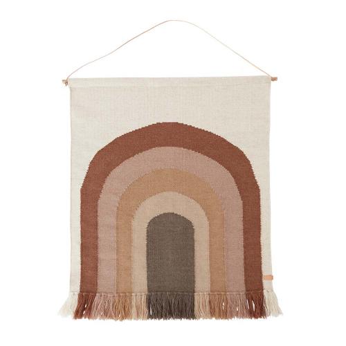 丹麥 OYOY 造型手工羊毛掛毯-巧克彩虹