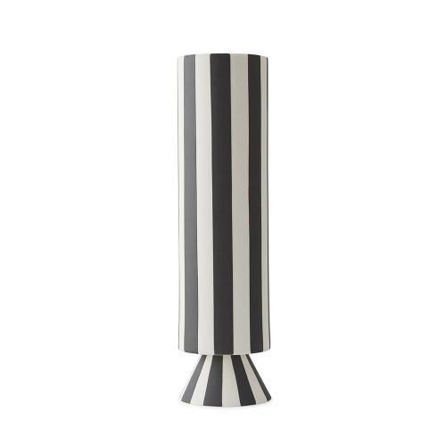 丹麥 OYOY Toppu 花瓶-黑白條紋
