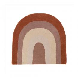 丹麥 OYOY 造型手工羊毛地毯-巧克力彩虹