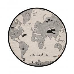 北歐童話風選物｜丹麥 OYOY 造型地毯-世界地圖