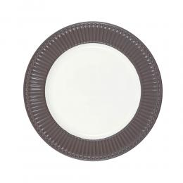 任選第2件51折｜丹麥GreenGate Alice dark chocolate 餐盤26.5cm-可可色