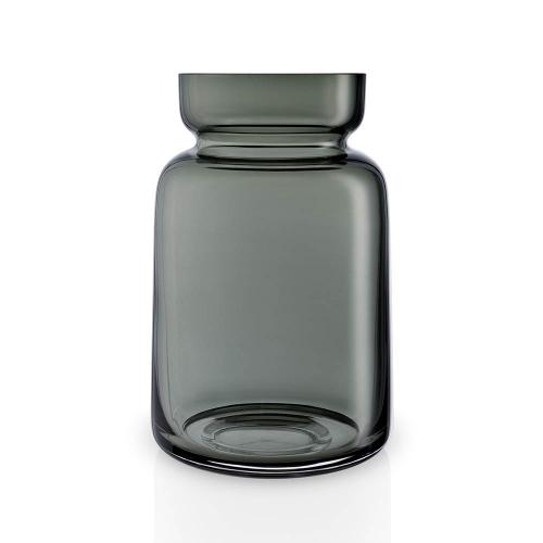 丹麥Eva Solo 剪影玻璃花瓶18.5cm-黑
