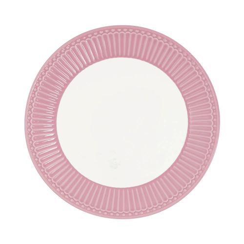 丹麥GreenGate Alice dusty rose 餐盤26.5cm-玫瑰粉色