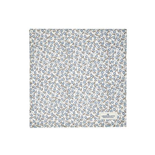 丹麥GreenGate Addison white 桌巾150x150cm