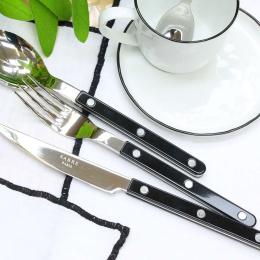 清倉大特價｜法國 Sabre Paris Bistrot 法式復古餐刀24cm-黑