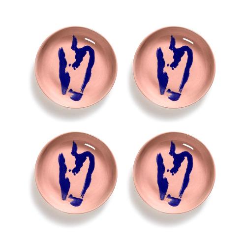 比利時 SERAX OTTO 圓碟-粉紅/藍蘋果(4入禮盒組) 12cm