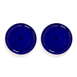 歐系餐瓷2件7折｜比利時 SERAX OTTO 圓盤M-靛藍(2入禮盒組) 22.5cm