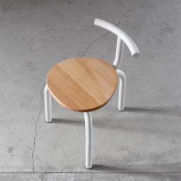 ESAILA OGLE Chair 極簡彎管椅-白色