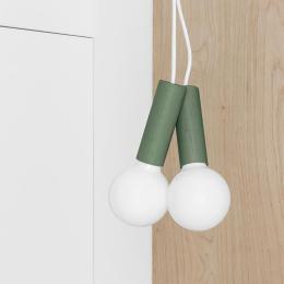 ESAILA CHERRY Pendant Lamp 木製磁性組合吊燈-綠色