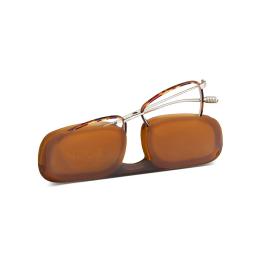 時尚眼鏡9折｜法國NOOZ 時尚造型老花眼鏡(鏡腳便攜款)Faro-方-玳瑁色