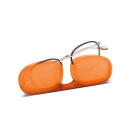 時尚眼鏡9折｜法國NOOZ 時尚造型老花眼鏡(鏡腳便攜款)Gali-圓-玳瑁棕色