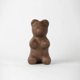 現貨｜丹麥 Boyhood 小熊軟糖造型橡木擺飾(小)-雪茄黑