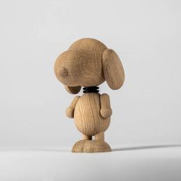 95折｜丹麥 Boyhood 米格魯先生造型橡木擺飾(小)-橡木色 14cm
