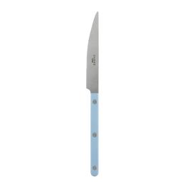 9折｜法國 Sabre Paris Bistrot 法式復古霧面餐刀24cm-粉彩藍