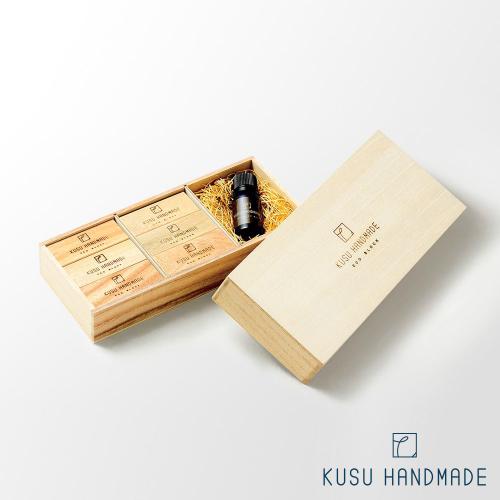 日本 KUSU手工製作所 樟楠木條精油桐木禮盒(12入/組)